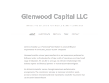 Tablet Screenshot of glenwoodcapital.net